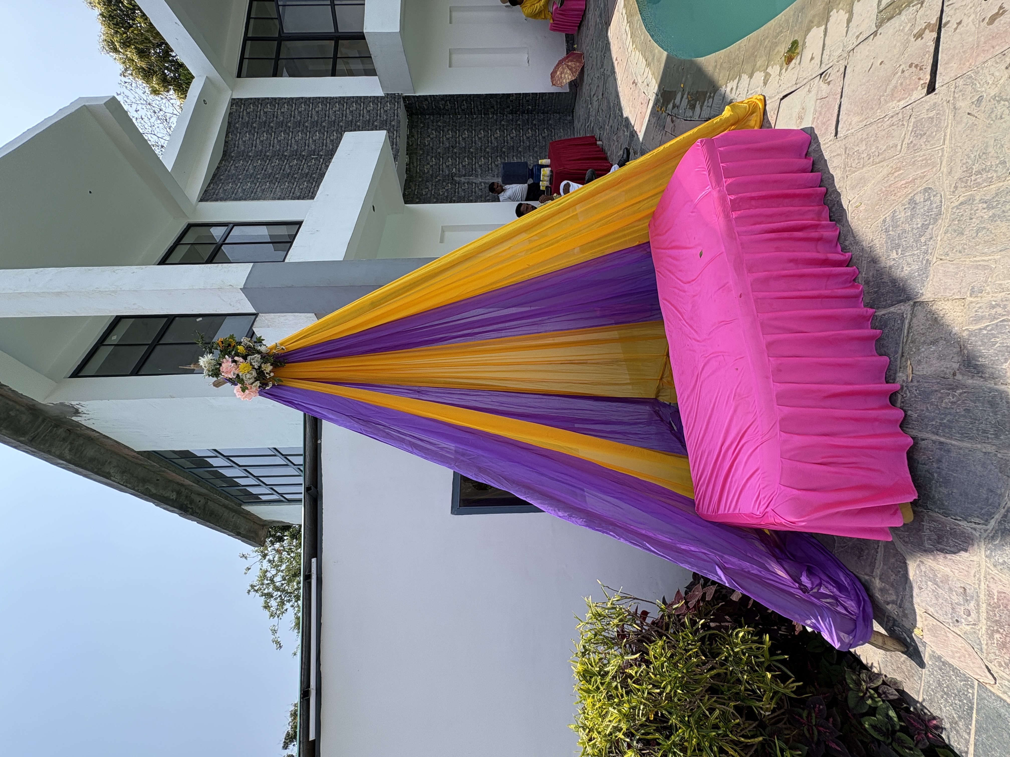 Haldi wedding photo at Corbett Wild Resort